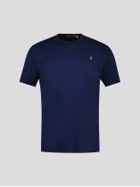 Tee-Shirt Interlock Grande Taille Bleu Marine